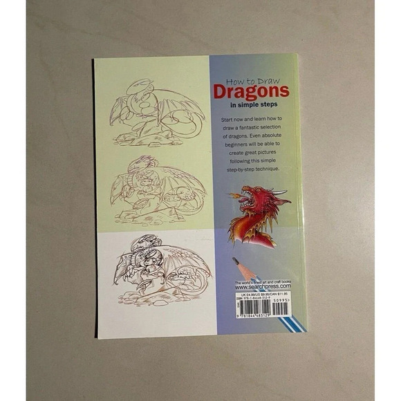 How To Draw Dragons Step By Step Book - Picture 2 of 5